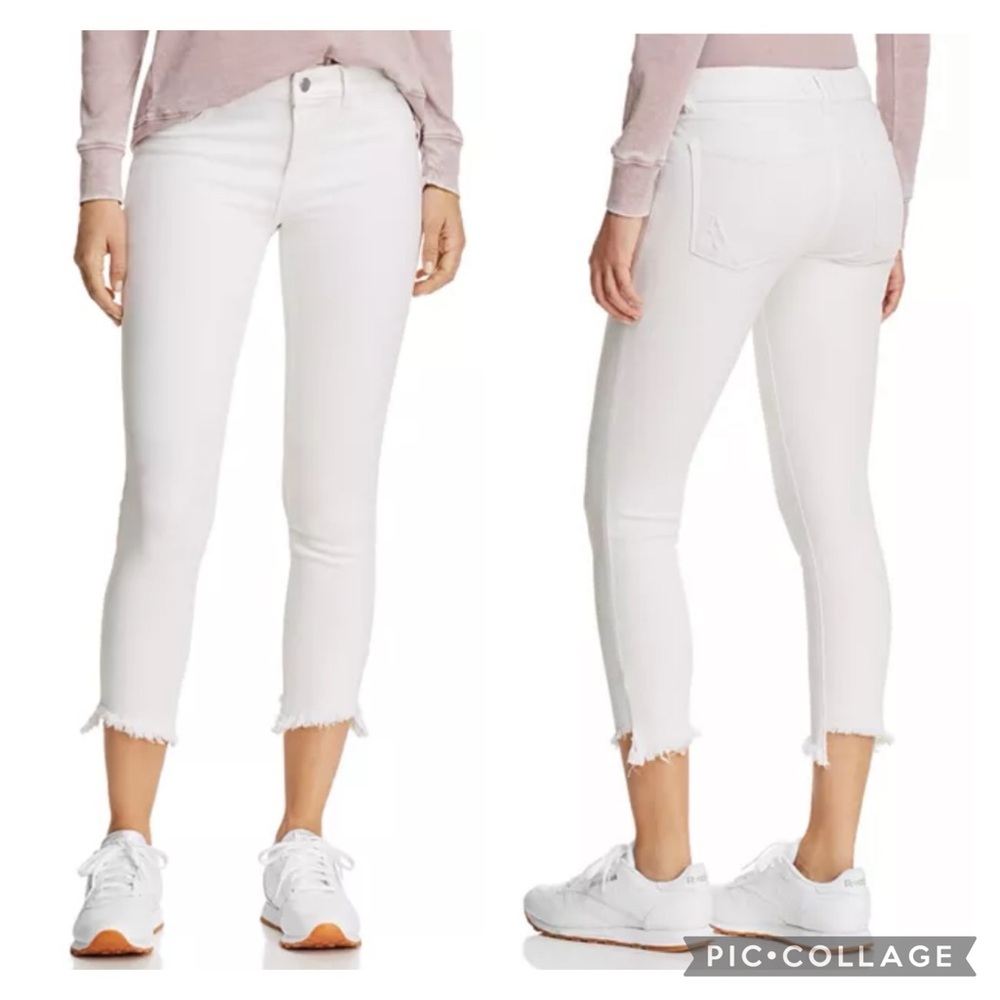 EUC DL1961 Instasculpt Florence Crop Frayed Hem Skinny Jeans in Santa Fe